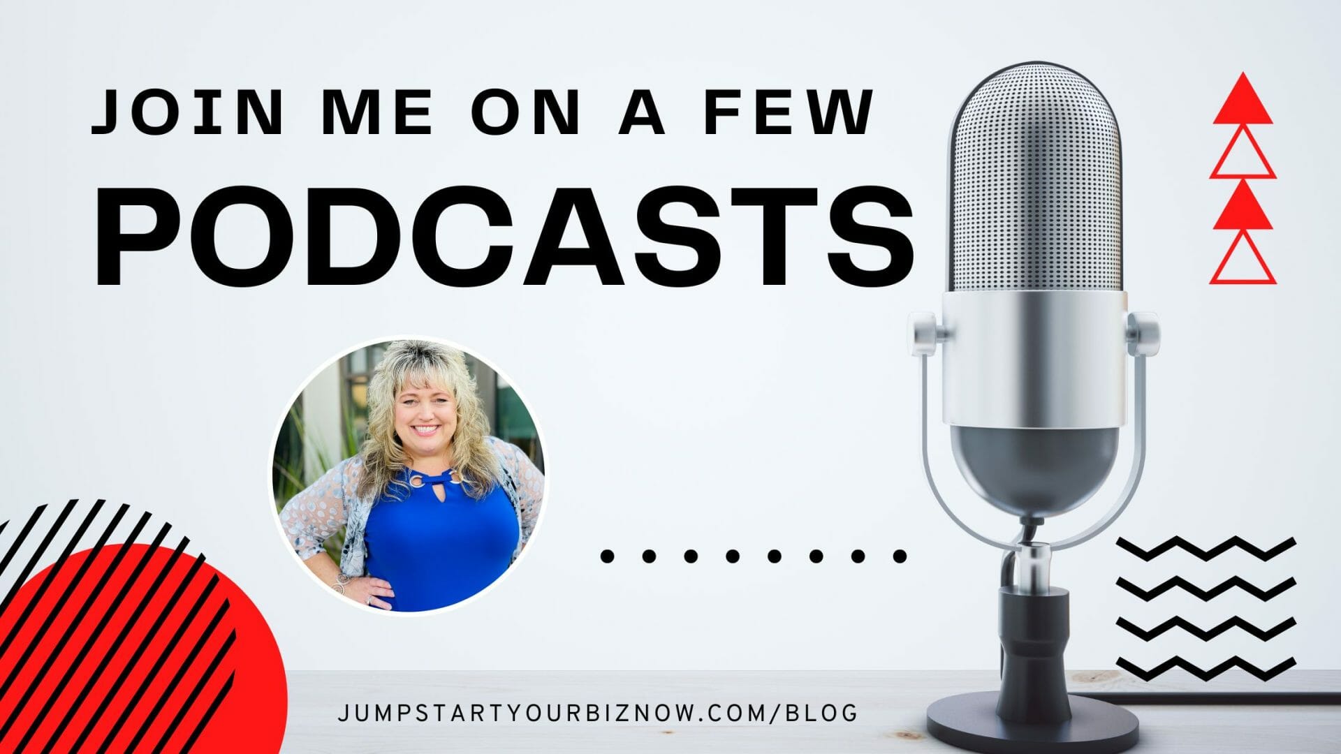 Join Me On A Few Podcasts