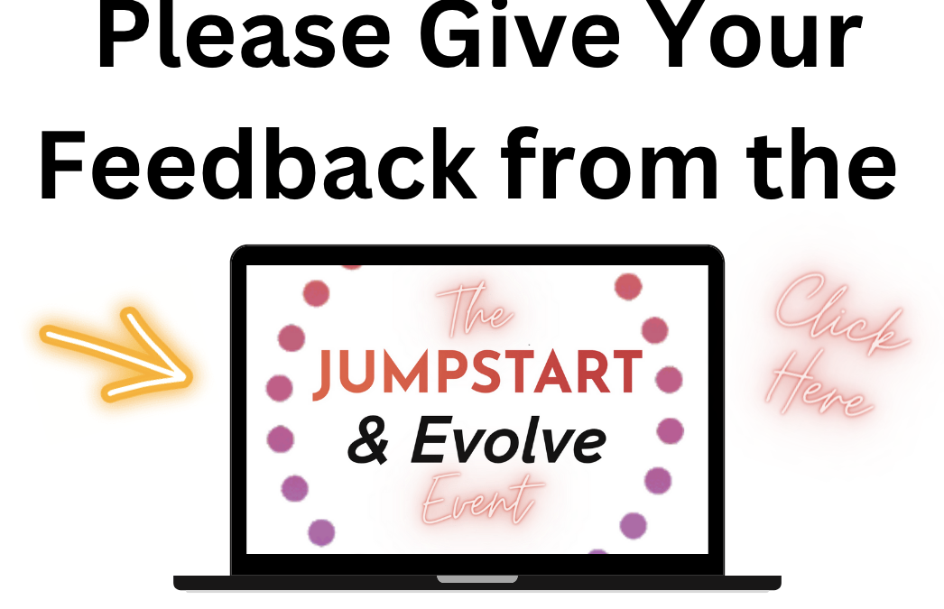 Thank you – Jumpstart & Evolve Event December 7-9, 2022